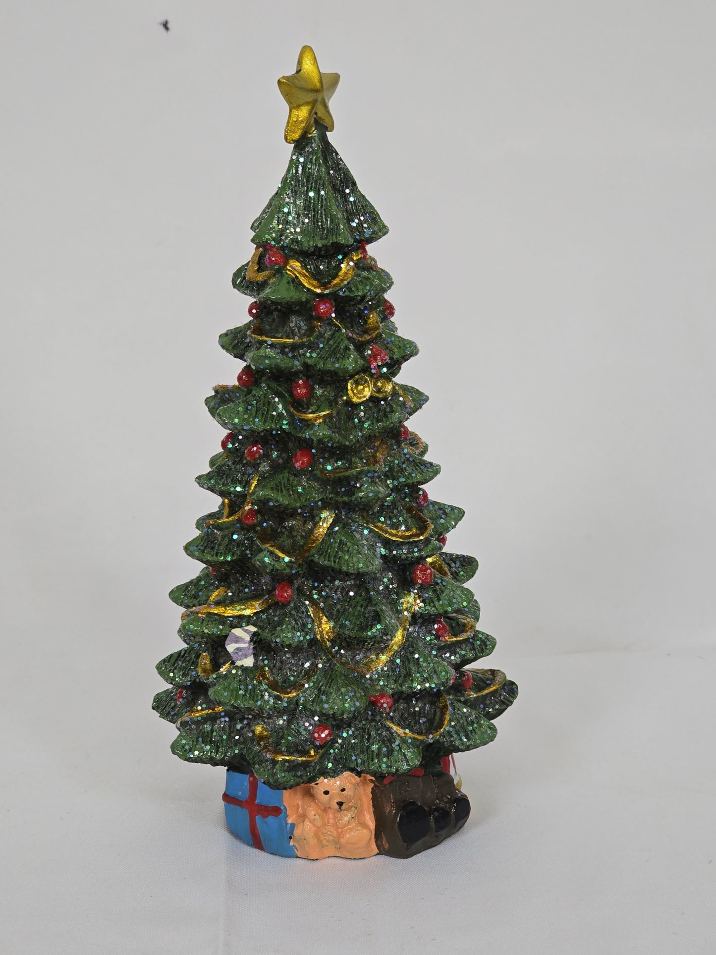 Christbaum-Figur aus Steingut (ca. 20 cm hoch)